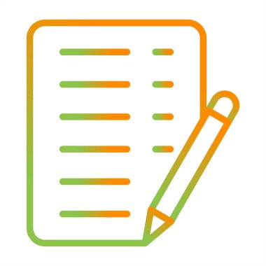 Belge. Web simgesi basit tasarım