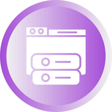 Windows web simgesi vektör çizimi