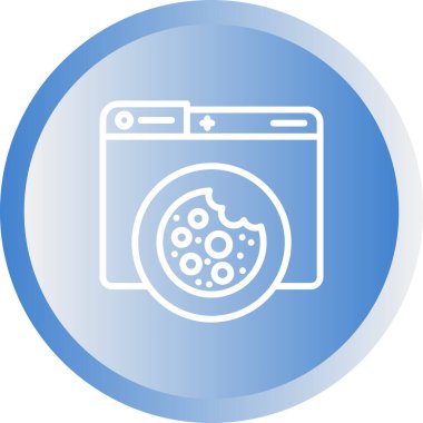 Çamaşır makinesi. Web simgesi basit illüstrasyon