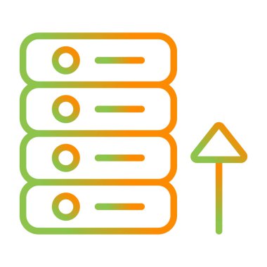 veri değişim simgesi vektör illüstrasyonu