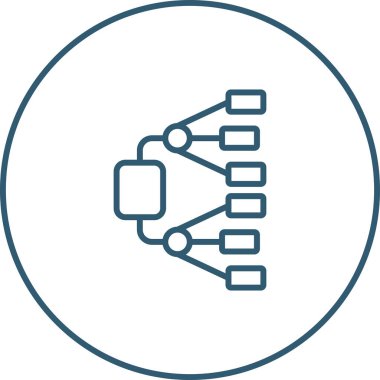 Ağ Diyagramı Web simgesi çizimi