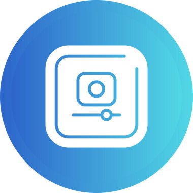 Modern bir simgenin vektör illüstrasyonu