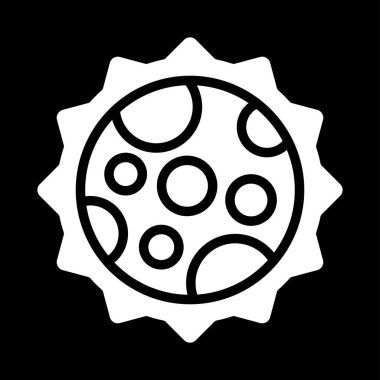 Çizgi film simgesinin vektör çizimi