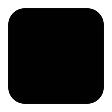 boş siyah çerçeve izole edildi