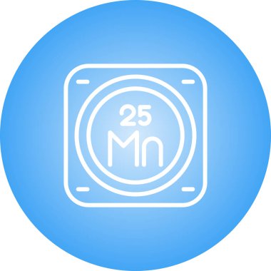 Kimyasal element ağ basit illüstrasyon