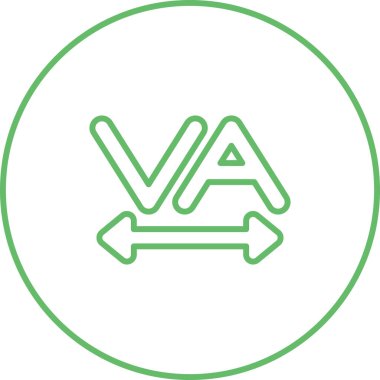 Modern bir simgenin vektör illüstrasyonu