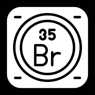Kimyasal element ağ basit illüstrasyon