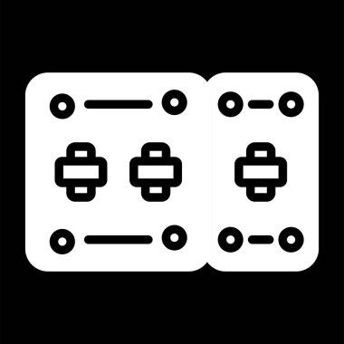 Seo modern simgesi, teknoloji ve seo temasının vektör çizimi, modern ve basit tasarım