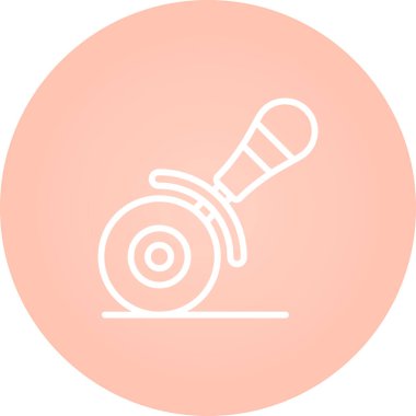 Güzel Lamba Hattı Vektör Simgesi