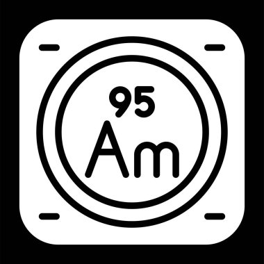 Kimyasal element ağ basit illüstrasyon