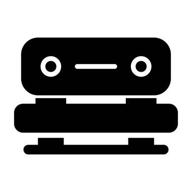 Tezgah web simgesi, vektör çizim 