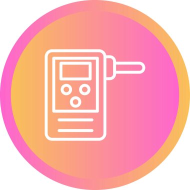 Elektrik karıştırıcı simgesinin vektör illüstrasyonu