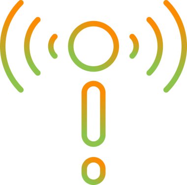 Kablosuz. Web simgesi basit tasarım