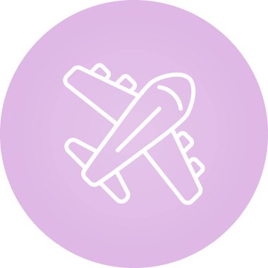 Uçak. Web simgesi basit illüstrasyon