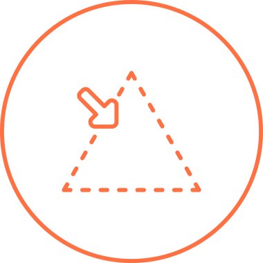 Yön ok ikonu vektör illüstrasyonu