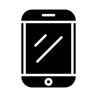 akıllı telefon simgesi web basit illüstrasyon