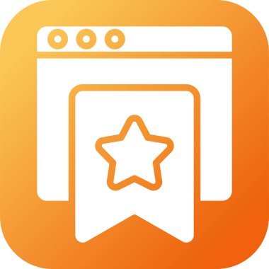 vektör çizim tasarım yıldız simgesi