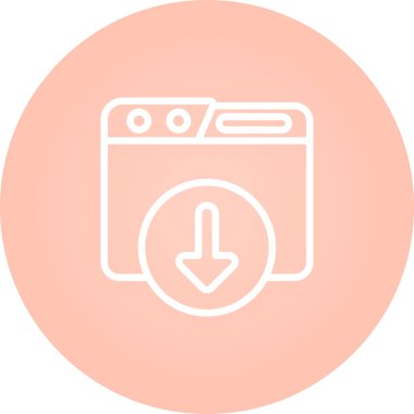 kamera simgesi vektör illüstrasyonu