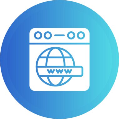 tarayıcı vektör renk simgesi