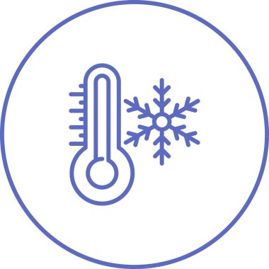 termometre ağ simgesi vektör çizimi