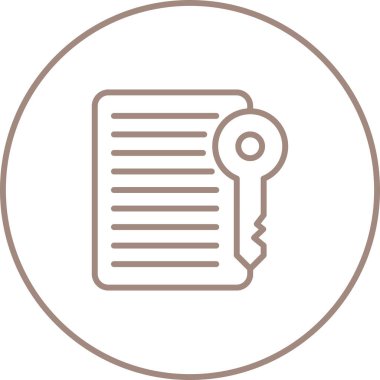 Anahtar. Web simgesi basit tasarım