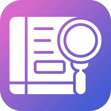 Seo simgesinin vektör illüstrasyonu