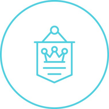 Banner  icon, vector illustration 