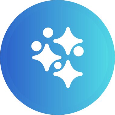 atom. Web simgesi basit illüstrasyon