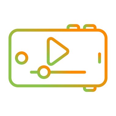 ok vektör çizim tasarımı ile video oynat