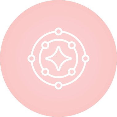 Benzersiz burç işareti vektör simgesi