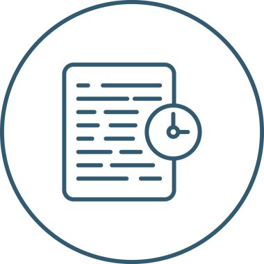vector illustration of time management modern icon