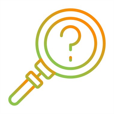 Ara. Web simgesi basit illüstrasyon