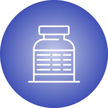 Şişe simgesinin vektör illüstrasyonu