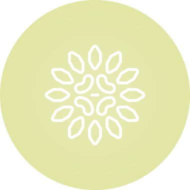 Yaprak. Web simgesi basit illüstrasyon