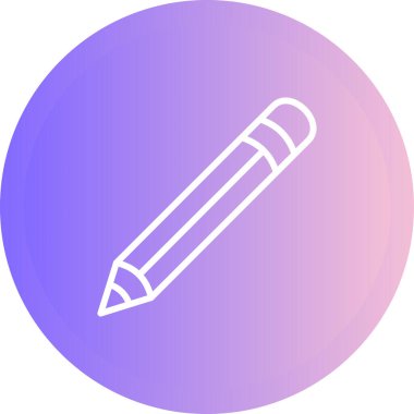 Kalem. Web simgesi basit illüstrasyon