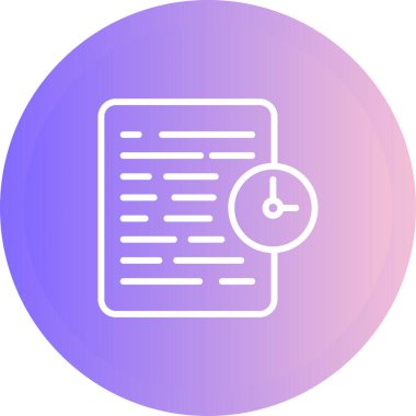 Belgenin vektör simgesi bir büyüteç, kağıt, kağıt, kağıt, belge, kağıt, işaret. modern ince çizgi biçimi.