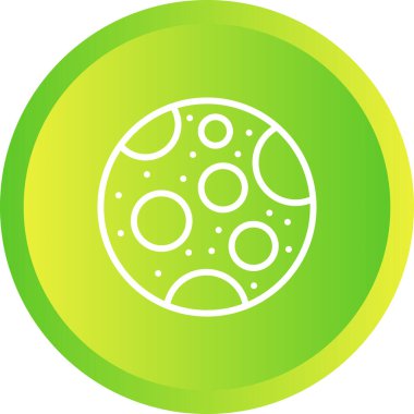 Ay ağ simgesinin vektör illüstrasyonu