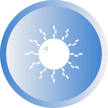 Güneş Simgesi Vektör illüstrasyonu