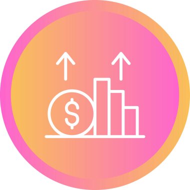 Bir grafiğin vektör illüstrasyonu