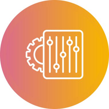 ayarları web simge vektör çizim 