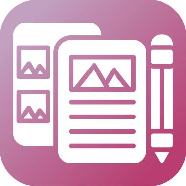 seo modern simgesinin vektör illüstrasyonu