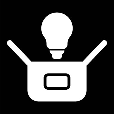 Kişisel bilgisayarın vektör simgesi, bilgisayar simgesi