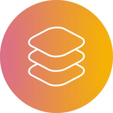 Bir bulut simgesinin vektör illüstrasyonu