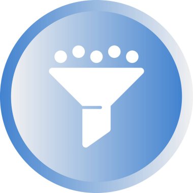 filtre ağ simgesi vektör illüstrasyonu