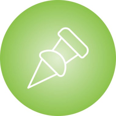 Benzersiz Krem Vektör Kabartma Simgesi