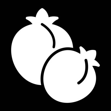 meyve simge vektör çizim