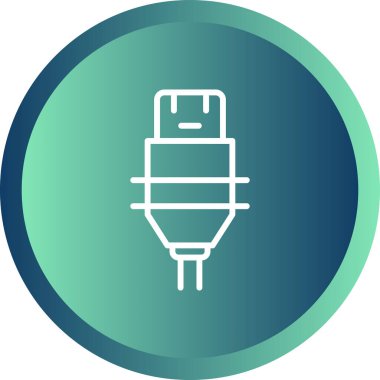 Modern b 'nin vektör illüstrasyonu eksik simgesi