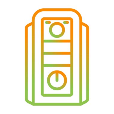 Pil. Web simgesi basit illüstrasyon