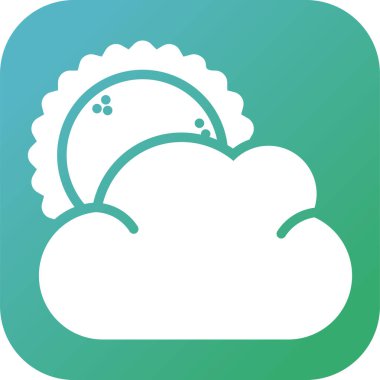 Bulut hesaplama simgesi vektör çizimi beyaz arkaplanda izole edildi