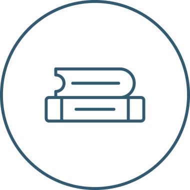 kitap simgesi vektör illüstrasyonu